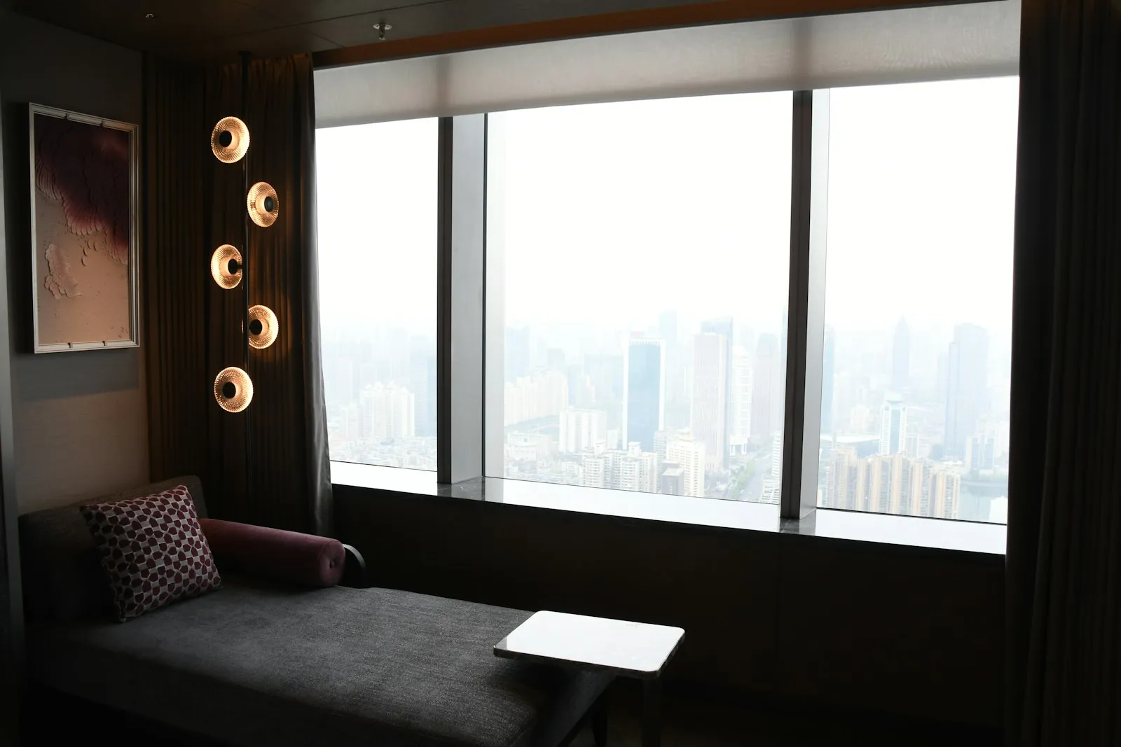 Tokyo'da modern bir otel iç mekânı